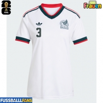 Mexiko Cesar Montes #3 Auswärtstrikot Frauen WM 2026 Kurzarm